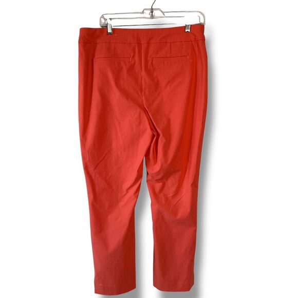 Chico's So Slimming Brigitte Ankle Pants, Orange,‎ Size 12 - Picture 11 of 11